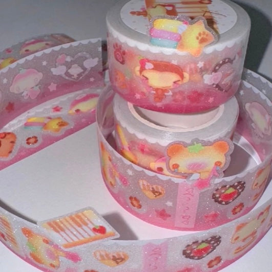 {happy nyang day} love cookie kiss cut tape