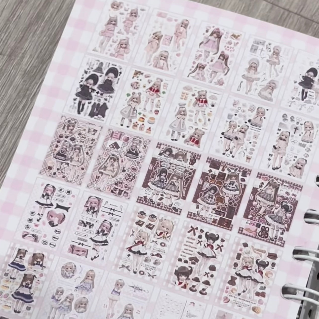 {c-艺术家} 30 page sticker book #1