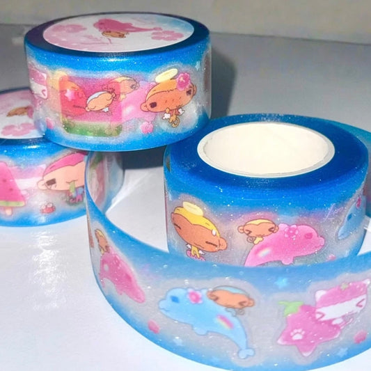 {happy nyang day} summer monkey kiss cut tape