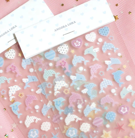 {angora lora} fruit & star & dolphins