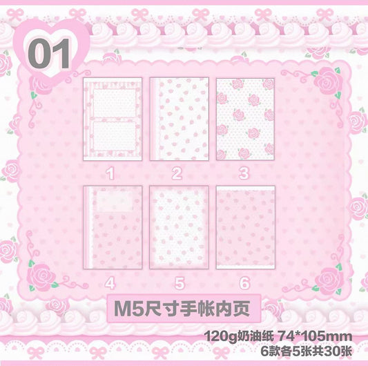 {yummylist} rosy m5 refill set 01