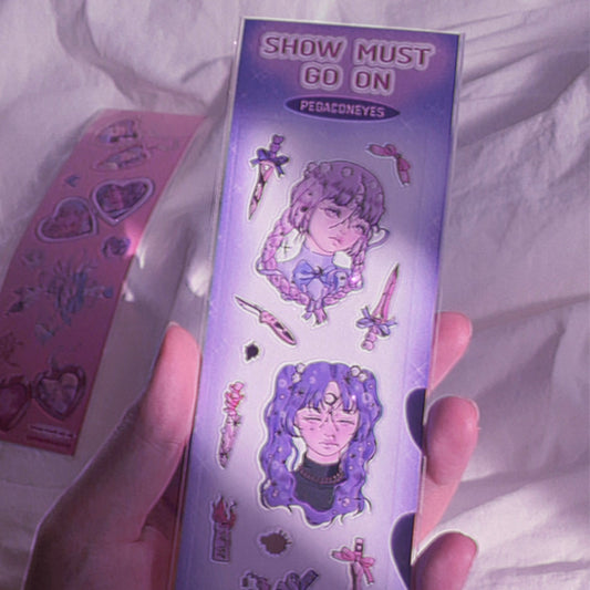 {pegacon eyes} show must go on