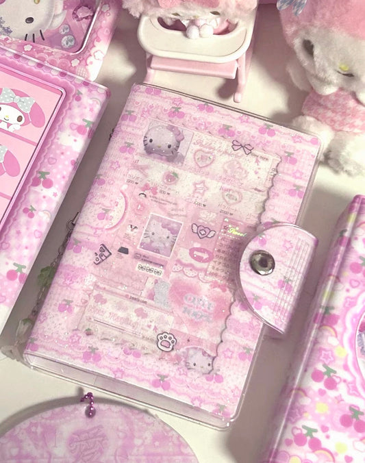 {yummylist} a7 glittery cherries binder