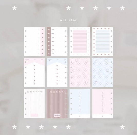{ribbon shop} all star m5 binder refill paper