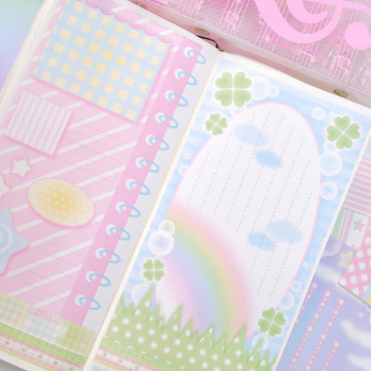 {pearly button} dreamy pastel memo set