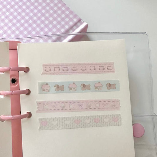 {creampark} cute 1cm washi tape