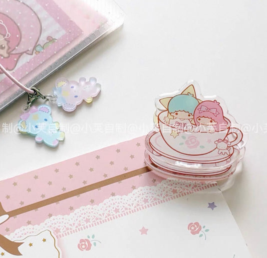 {byfufu} little twin stars teacup clip