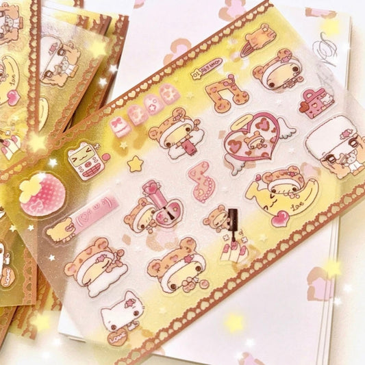 {happy nyang day} mink bear