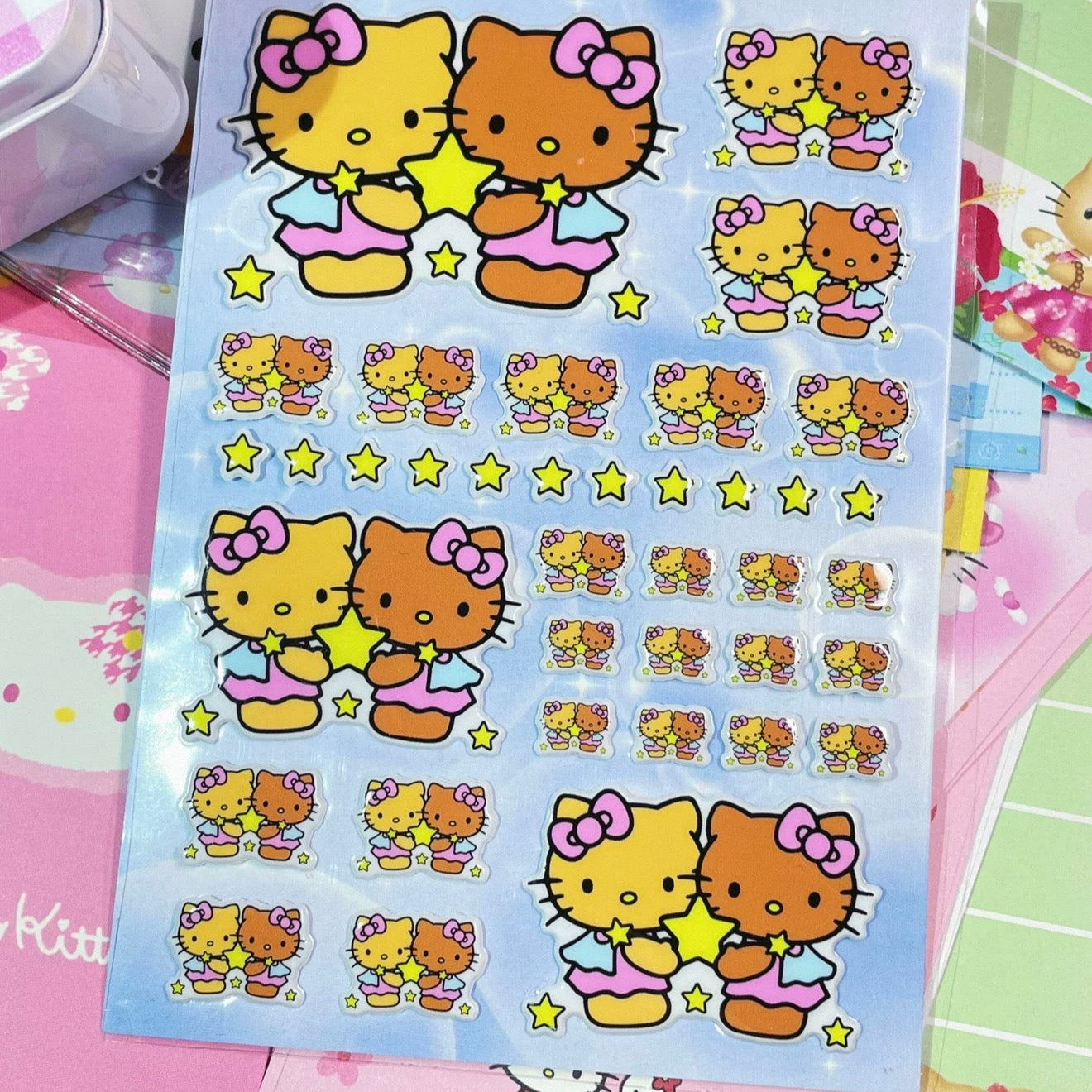 {fei dao} vintage hello kitty puffy bikini