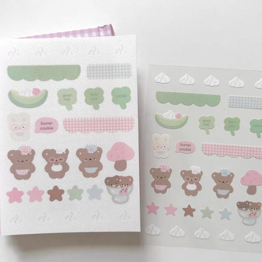 {creampark} cream stars sticker