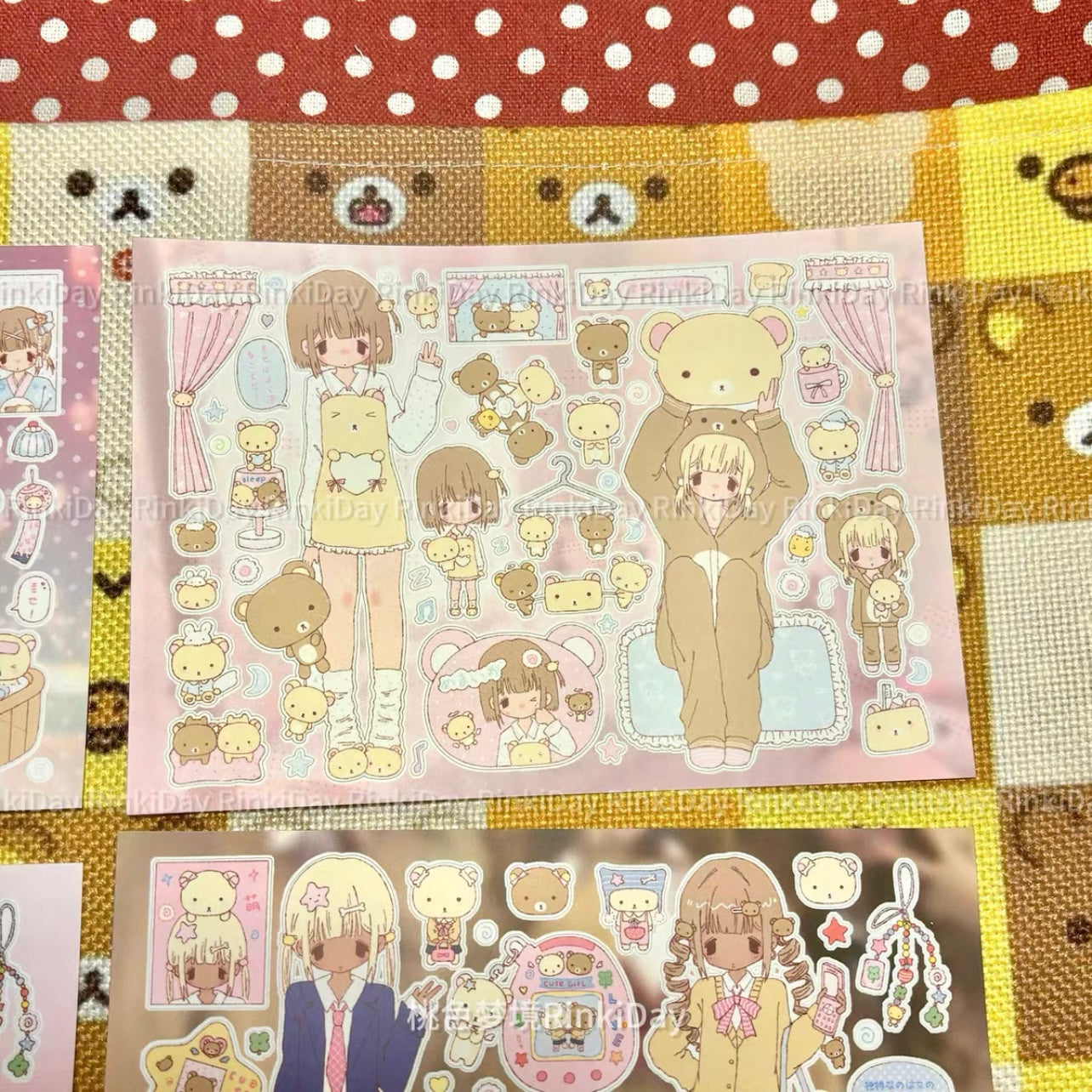 {rinki day} rilakkuma bear girls 9 types