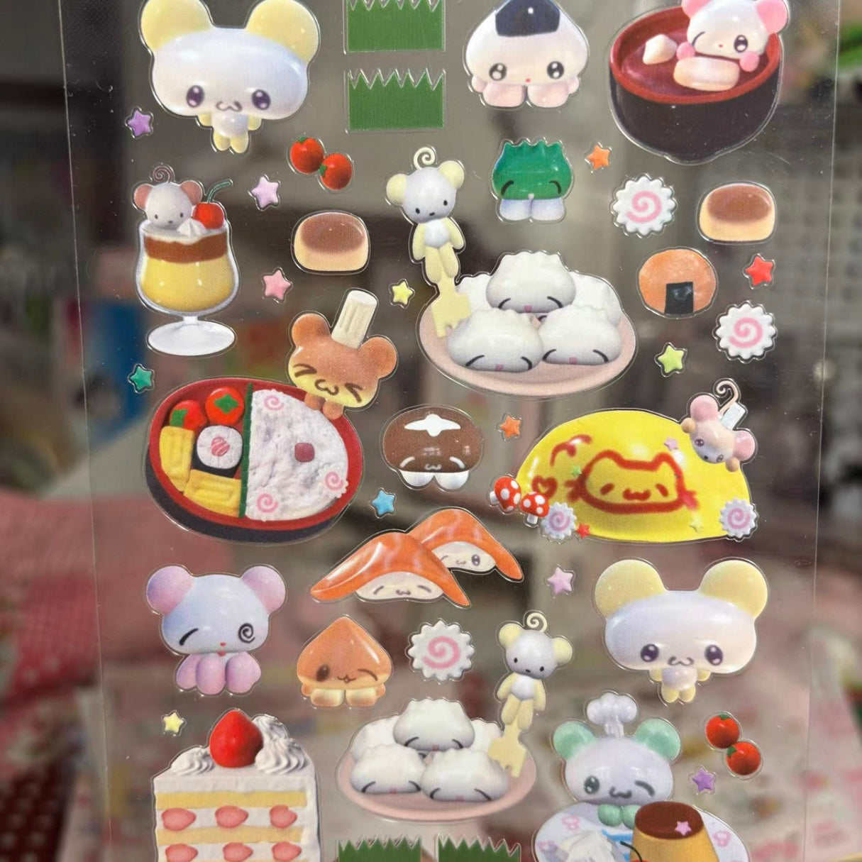 {rinki day} glitter modeling food