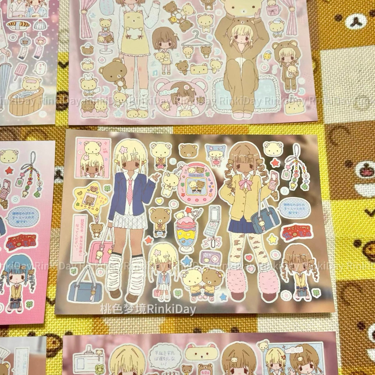 {rinki day} rilakkuma bear girls 9 types