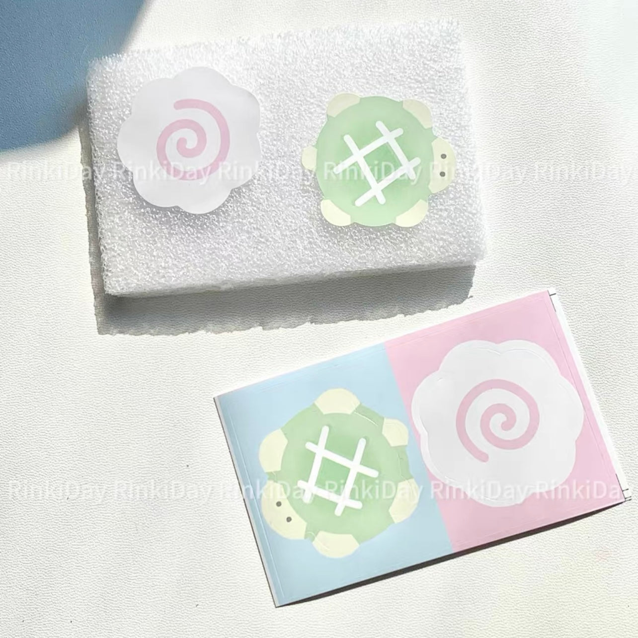 {rinki day} turtle circular sticker