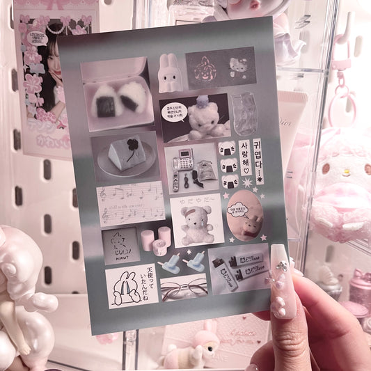 {c-艺术家} 77.com : white cat and bunny