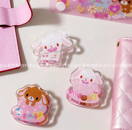 {byfufu} sweet sugarbunnies acrylic clip