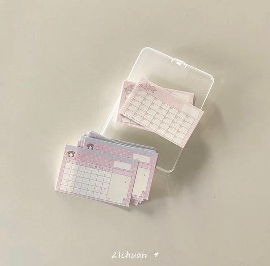 {21chuan} vol.1 star snow calendar memo set in box