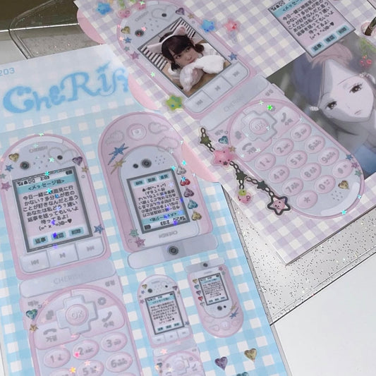 {cherish 203} pink text message