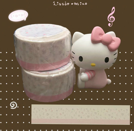 {littlemino} broken flower stitching washi tape