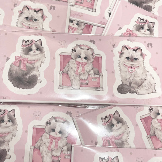 {girls dream} ragdoll kitten diecut sheets