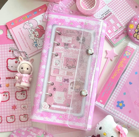 {yummylist} a6 half pink strawberry binder