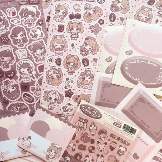 {seolkee illust} pink chocolate collection