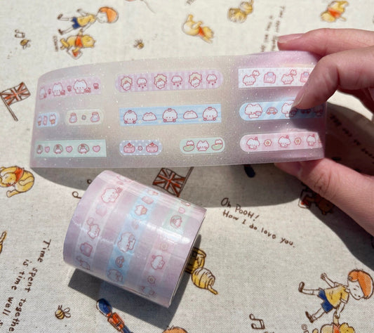 {potatobb} small rabbit kiss cut tape