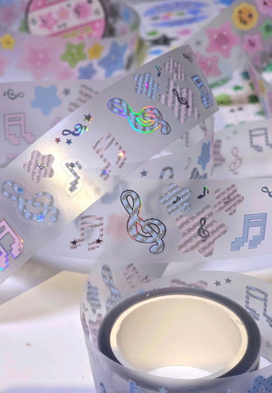 {hipromland} dot! dot! star! kiss cut tape