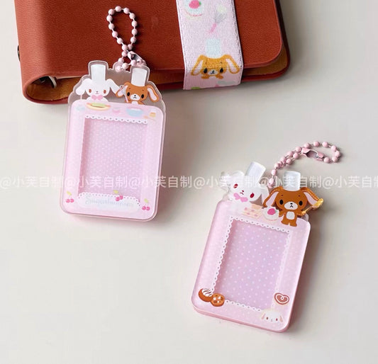 {byfufu} chef sugarbunnies id frame keychain
