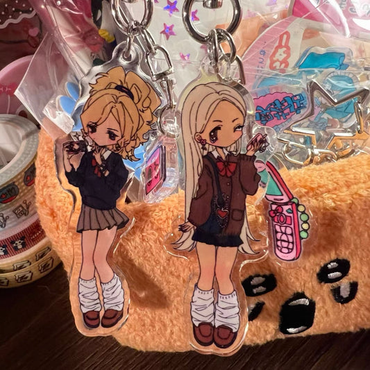 {YAO} shibuya girls acrylic keychain