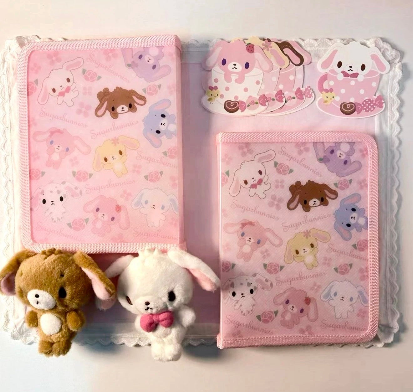 {homemade chestnut} sugarbunnies rosy family zipper file