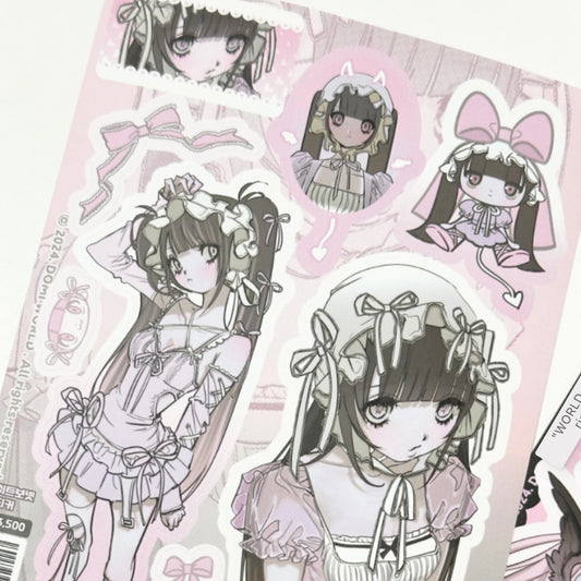 {domi world} white bonet