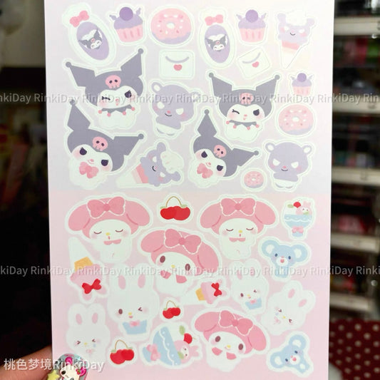 {rinki day} marshmallow my melody x kuromi duo