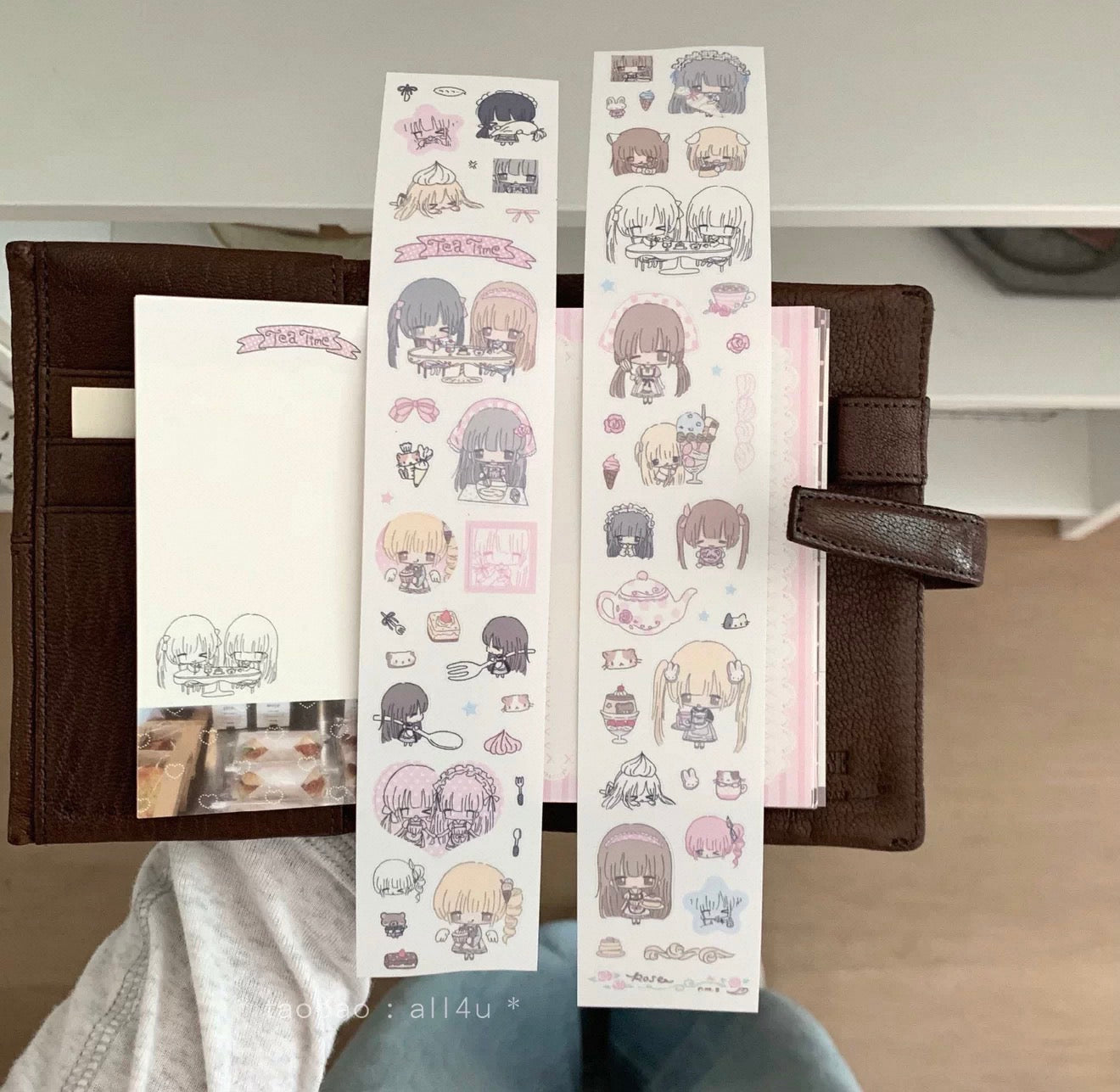 {all4u} afternoon tea time kiss cut tape