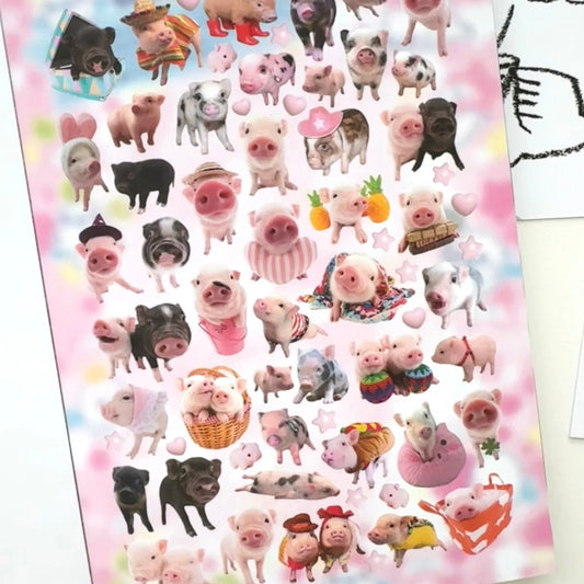 {c-贴纸书} 40 page baby animals sticker book