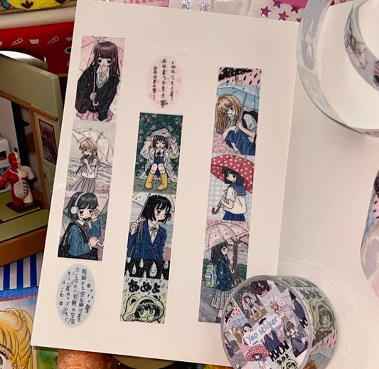 {YAO} “the season that never stops raining” glittery tape