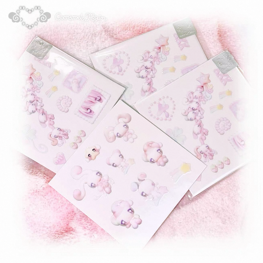 {caramel rain} starrytales transfer sticker set