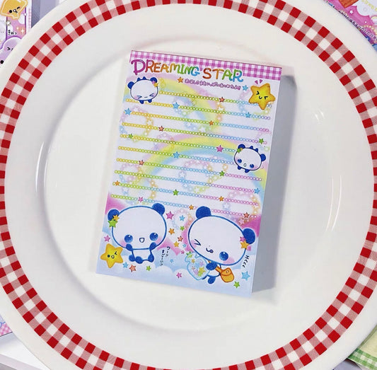 {fei dao} dreaming star panda 100p memo