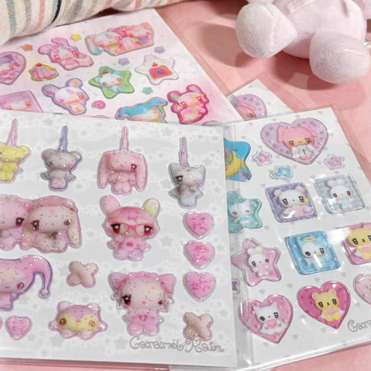 {caramel rain} 25.6 bubble series