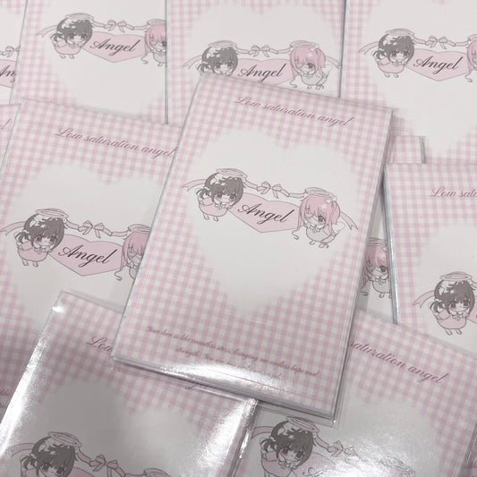 {curl cat} baby angel sticker