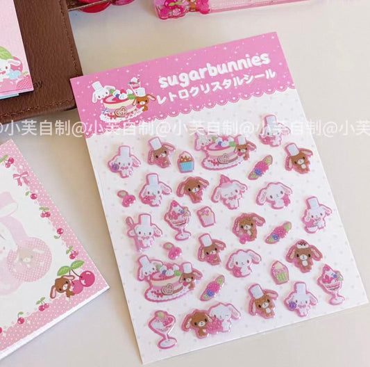 {byfufu} sugarbunnies parfait puffy sticker