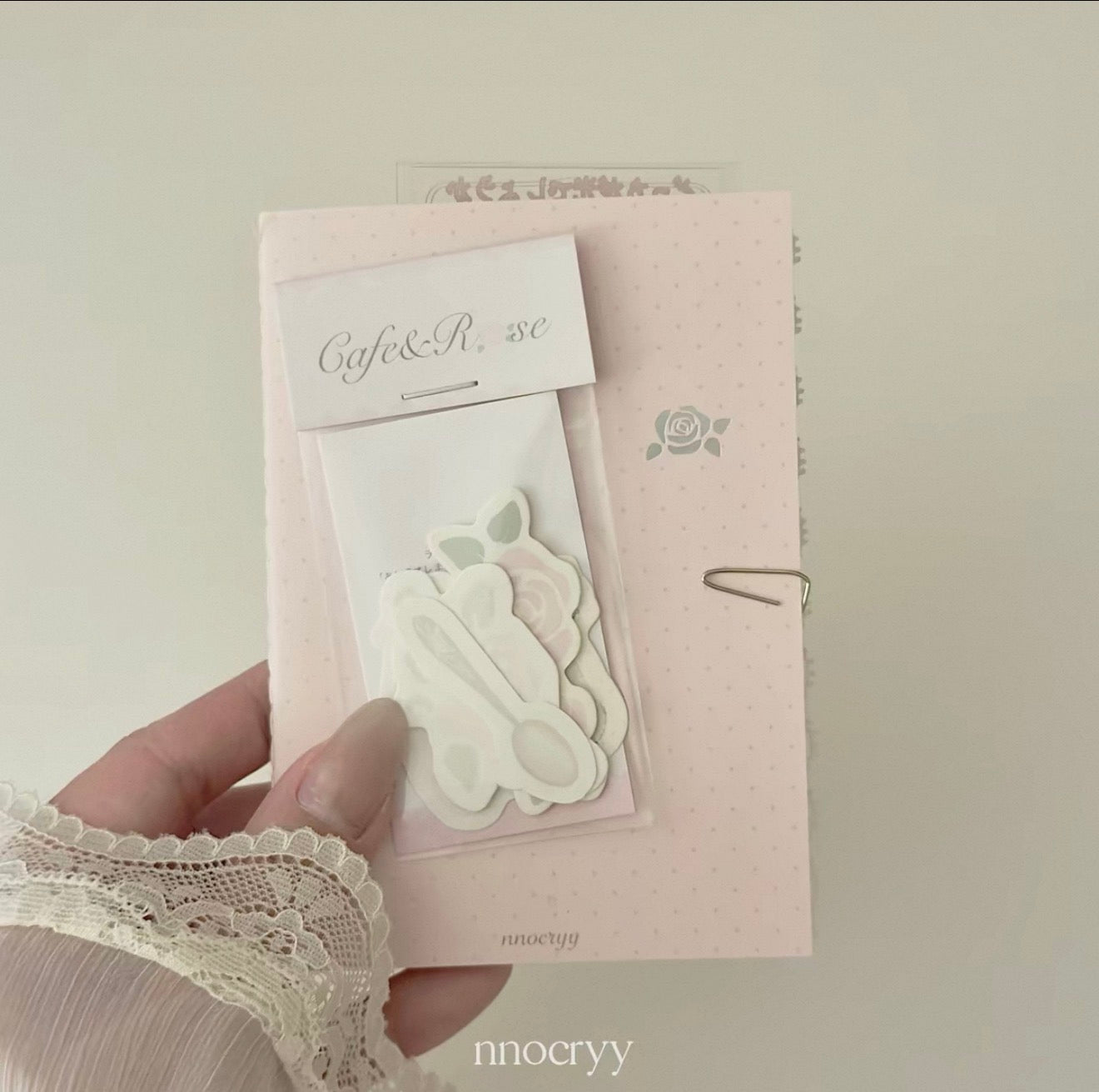 {nnocryy} tea time sticker flake set