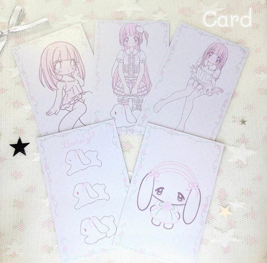 {sanako x pumpum} pearlescent paper card