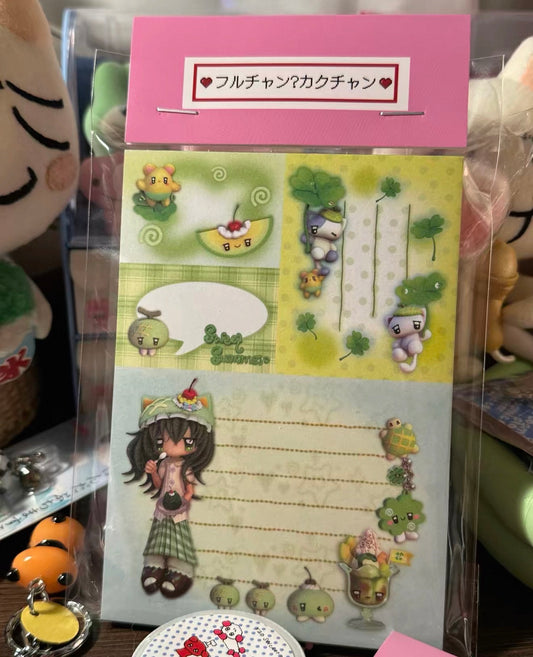 {YAO} melon girl memo pad