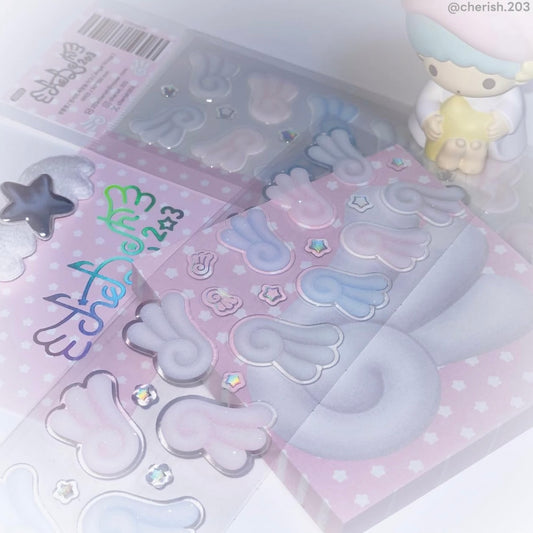 {cherish 203} epoxy angels wing