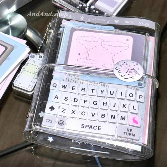 {andandshop} my digital life trifold a5 binder shell