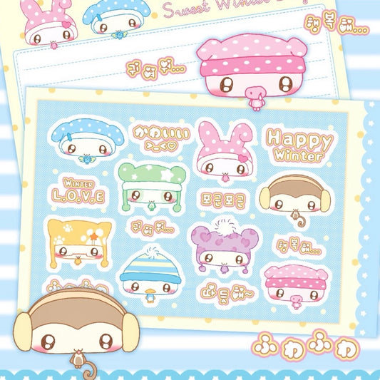 {creamy milky} winter friends