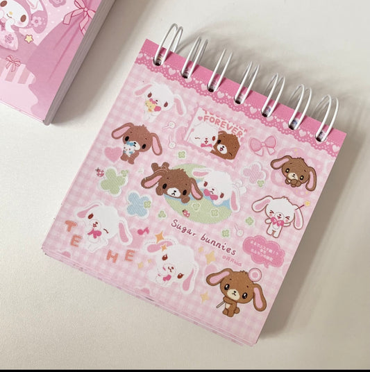 {c-贴纸书} 50 page honey bunny square sanrio sticker book