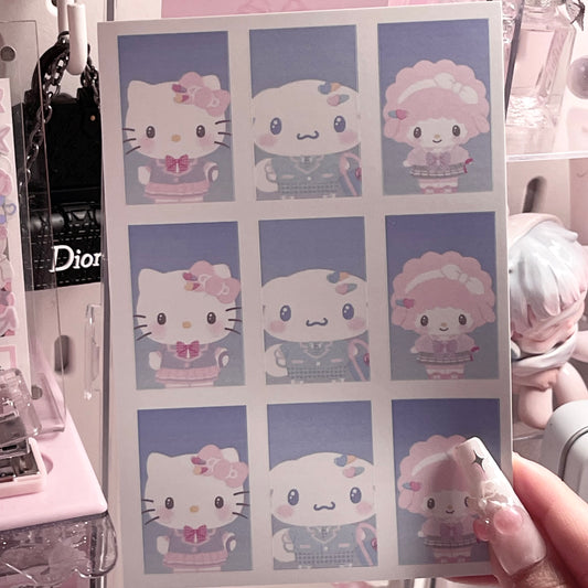 {c-艺术家} sanrio school id photo