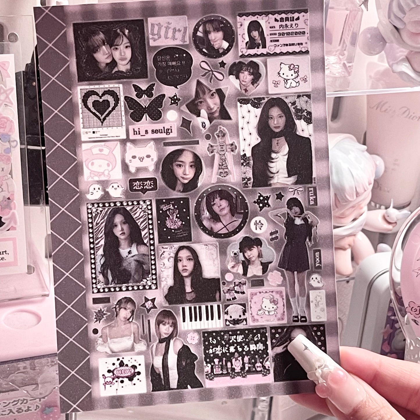 {c-艺术家} girl group series : black+pink #2